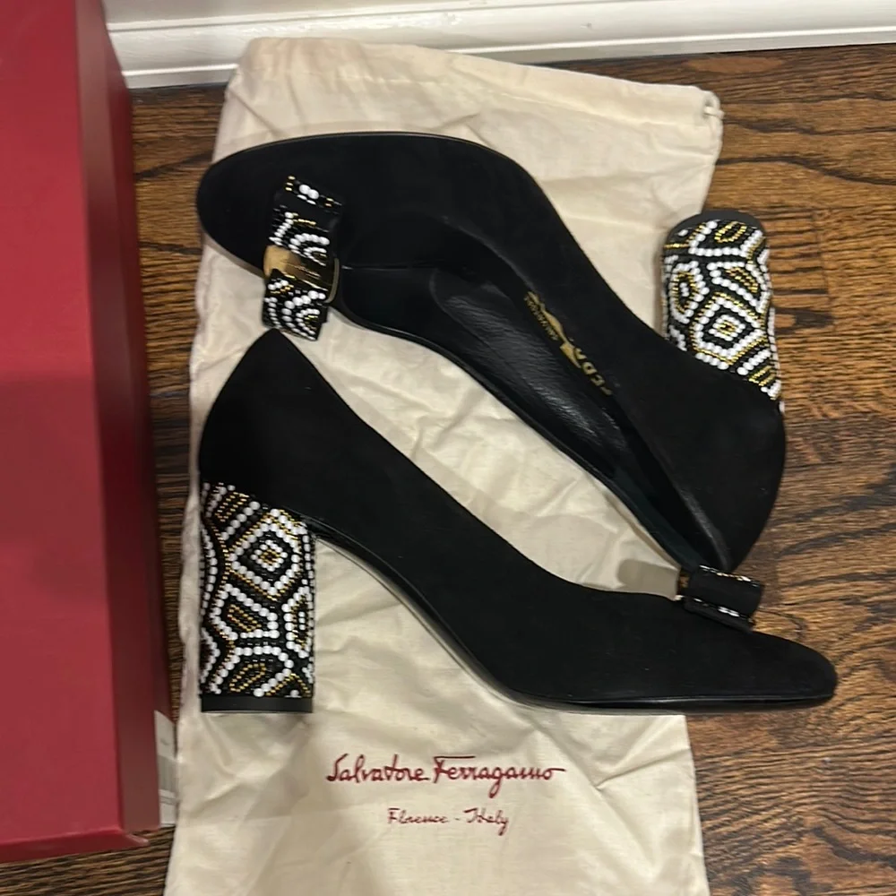 Salvatore Ferragamo Black Women's Shoes - Picture 5 of 11